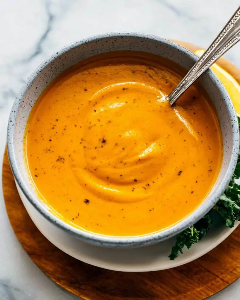 Creamy Roasted Carrot Soup Recipe