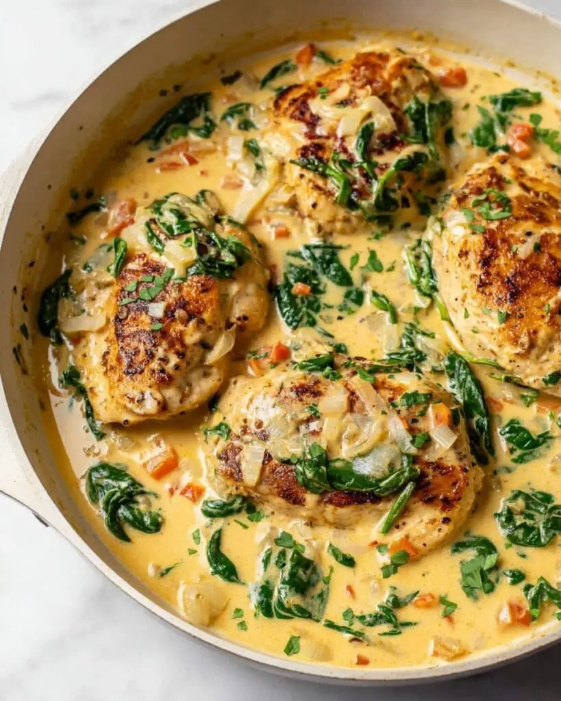 Creamy Tuscan Garlic Chicken Recipe