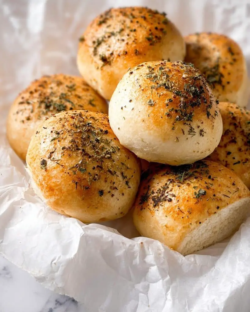 Garlic Herb Dinner Rolls Recipe