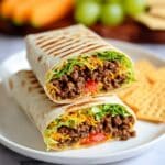 Grilled Cheeseburger Wraps Recipe