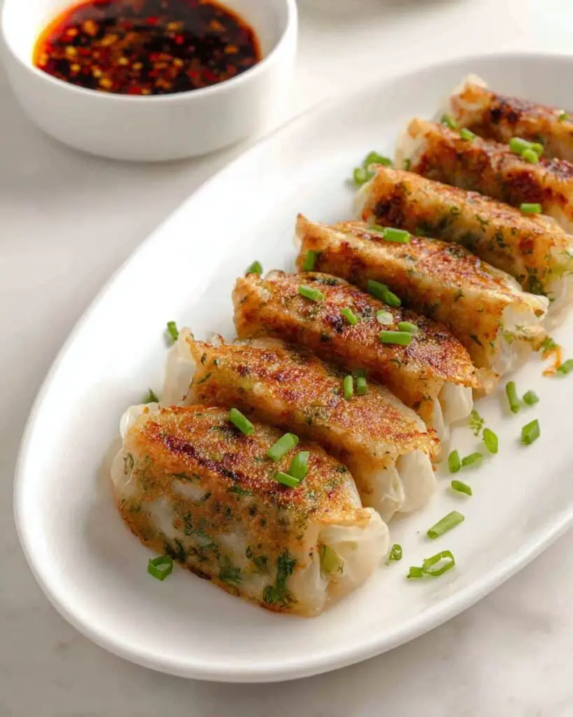Crispy Chicken and Vegetable Rice Paper Dumplings Recipe