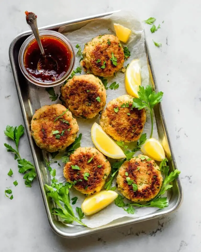 Garlic and Herb Oven-Baked Cod Cakes Recipe