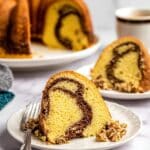 Bundt Coffee Cake with Cinnamon Sugar and Walnuts Recipe