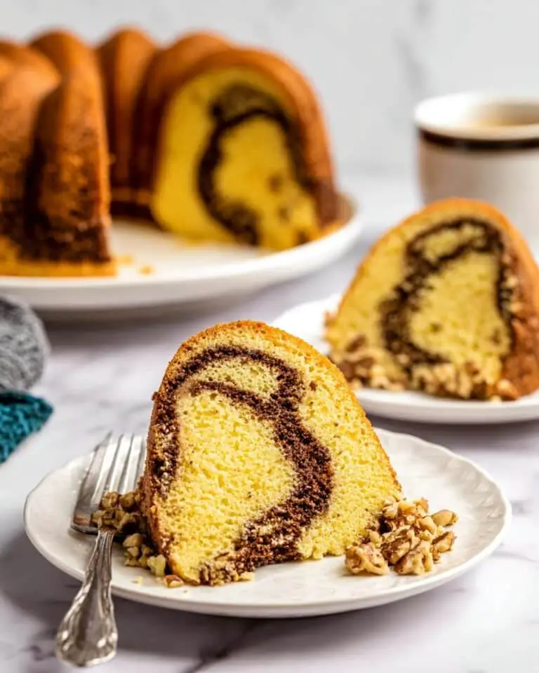 Bundt Coffee Cake with Cinnamon Sugar and Walnuts Recipe
