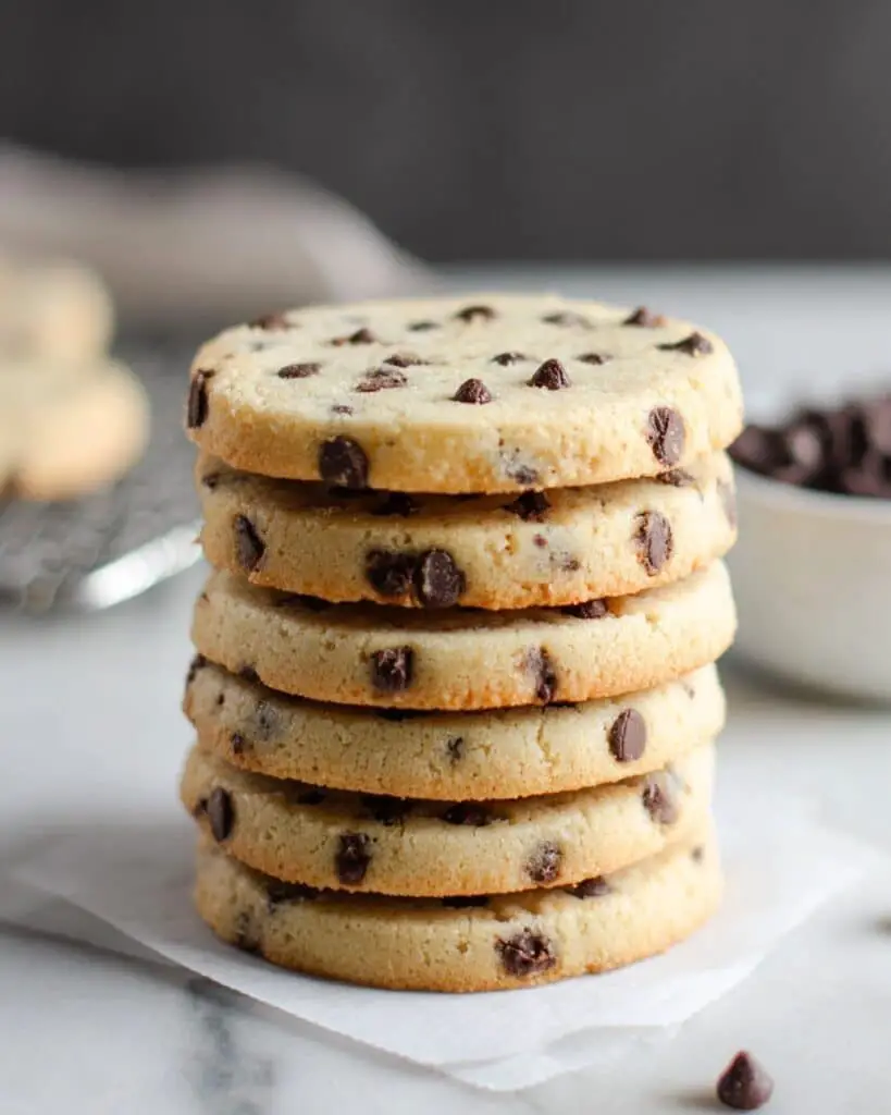 Chocolate Chip Shortbread Cookies Recipe