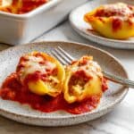 Vegan Stuffed Shells with Tofu Ricotta and Marinara Recipe