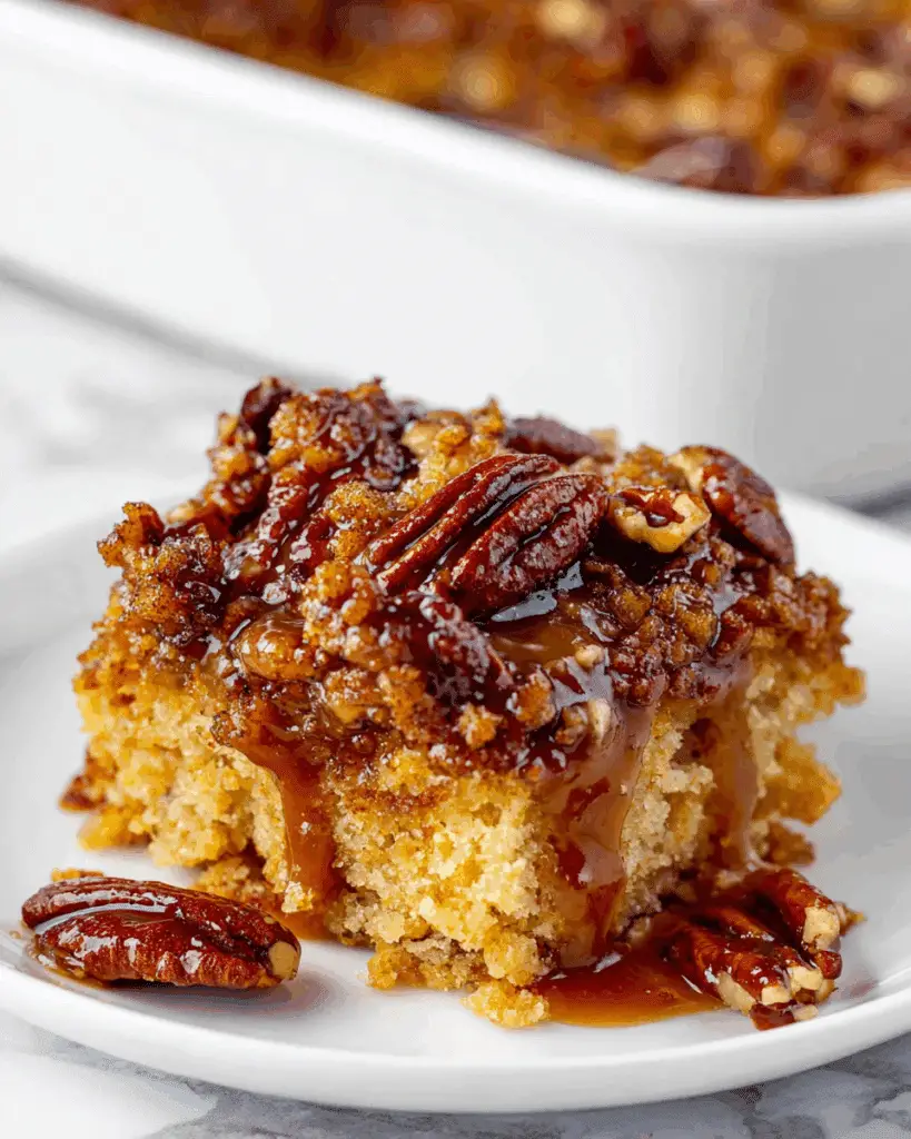 Pecan Pie Dump Cake Recipe