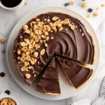 Peanut Butter Cheesecake with Mocha Ganache