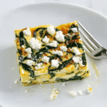 Spinach Feta Egg Bake Recipe