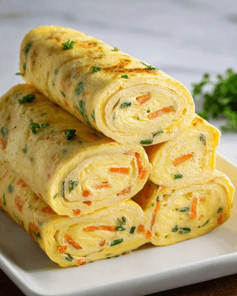 Gyeran Mari (Korean Rolled Omelette) Recipe