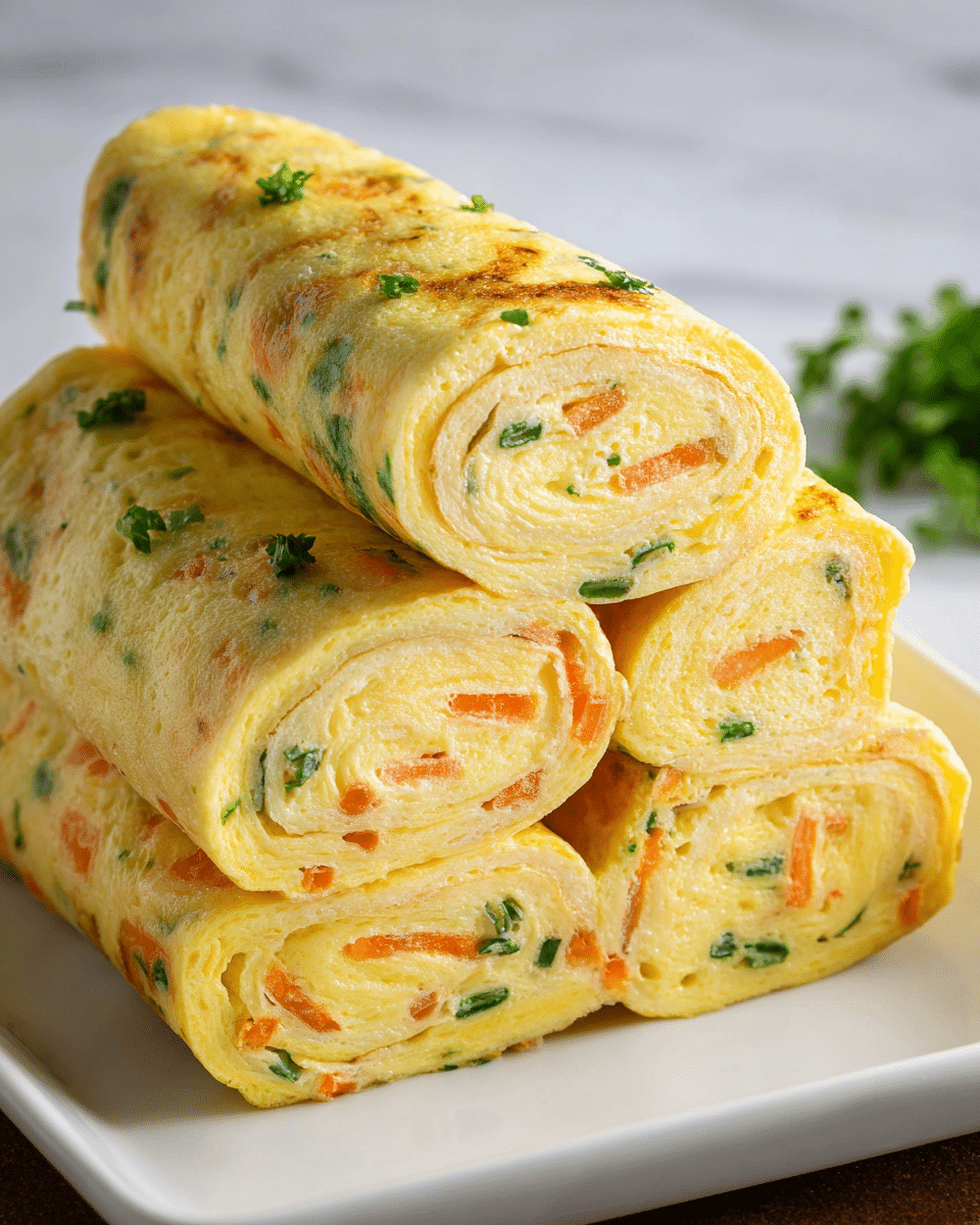 Gyeran Mari (Korean Rolled Omelette) Recipe