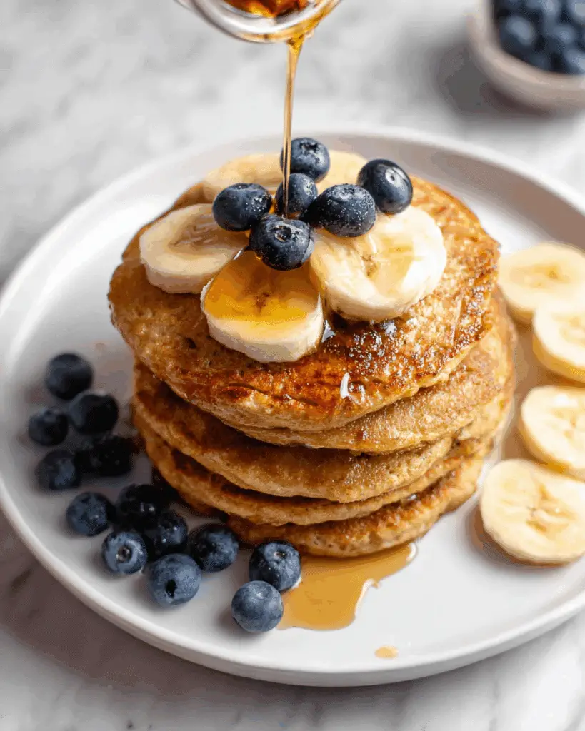 Banana Oat Pancakes Recipe
