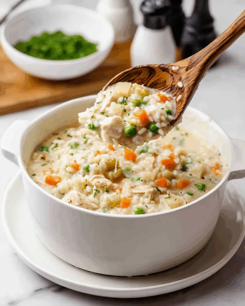 Creamy Chicken and Rice Soup