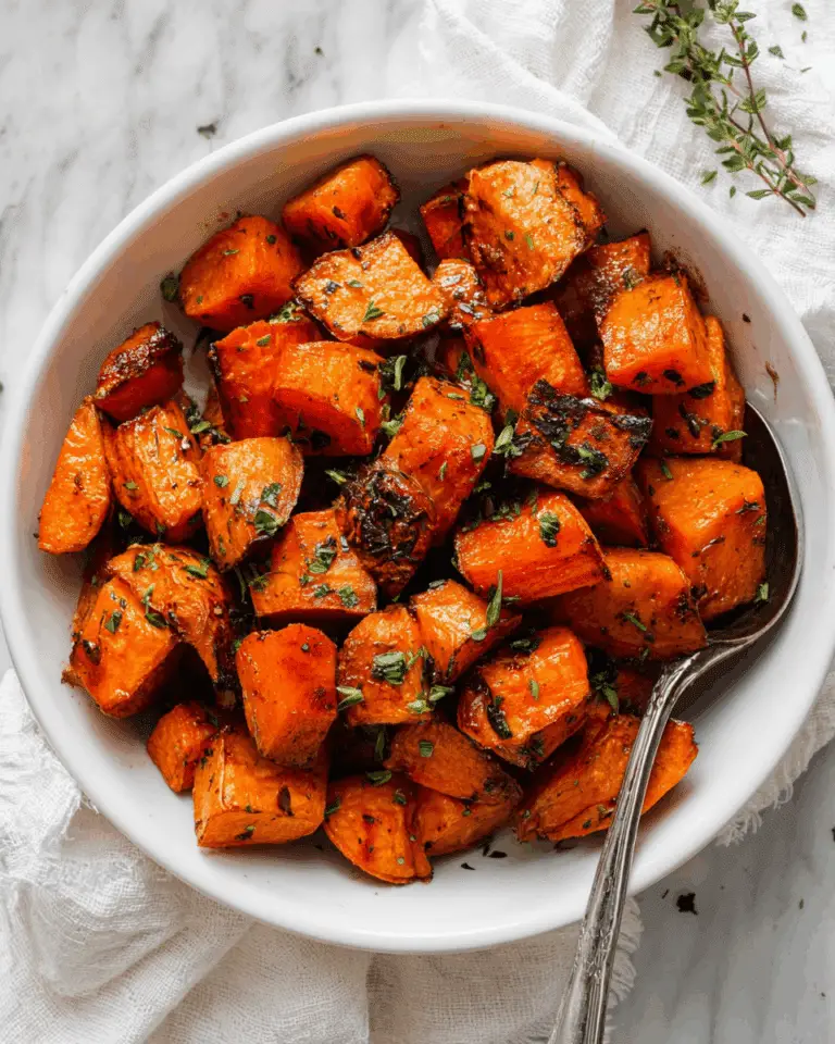 Easy Roasted Sweet Potatoes and Carrots with Maple, Cinnamon, and Herbs Recipe