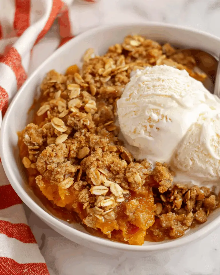 Pumpkin Crisp with Brown Sugar-Pecan Topping Recipe