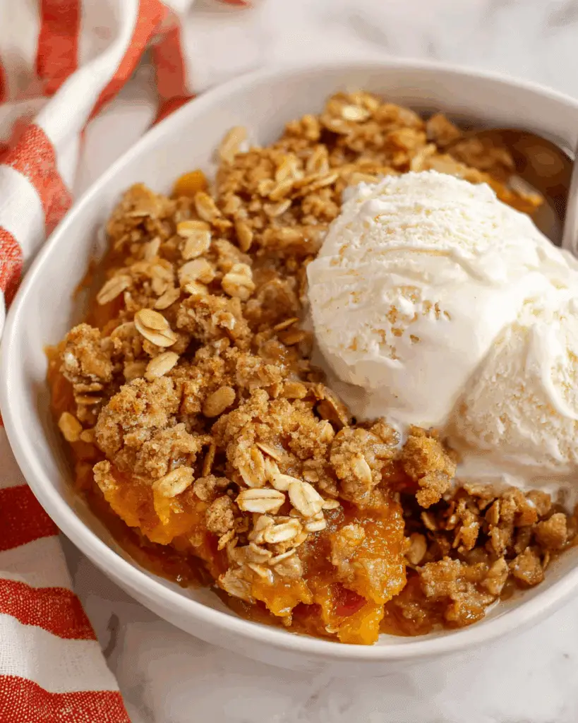 Pumpkin Crisp with Brown Sugar-Pecan Topping Recipe