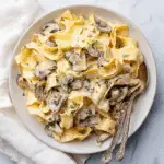 Chicken Mushroom Fettuccine Alfredo Recipe