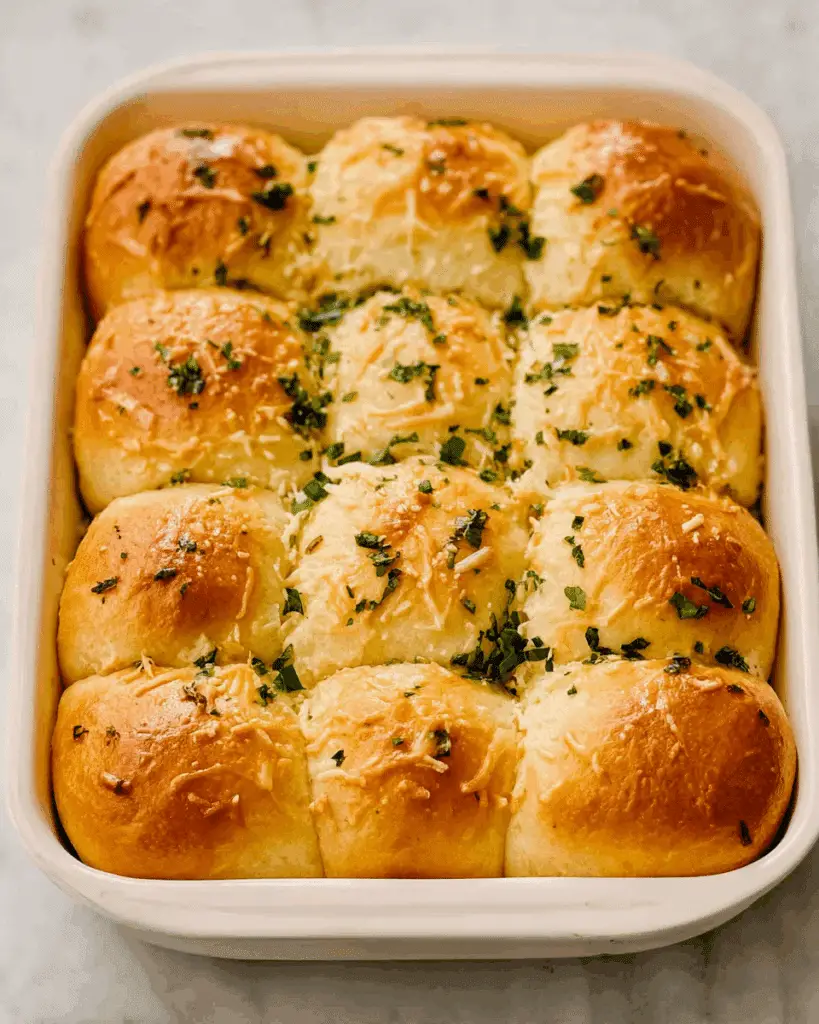Soft Parmesan Dinner Rolls