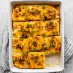 Gluten-Free Potato Breakfast Casserole with Cottage Cheese Recipe