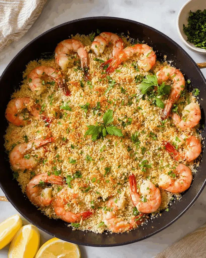 Easy Baked Shrimp Scampi Recipe