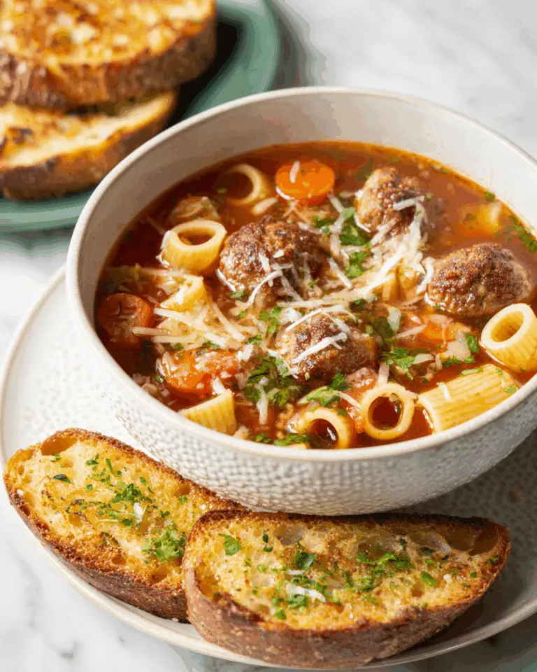 Italian Meatball Soup Recipe