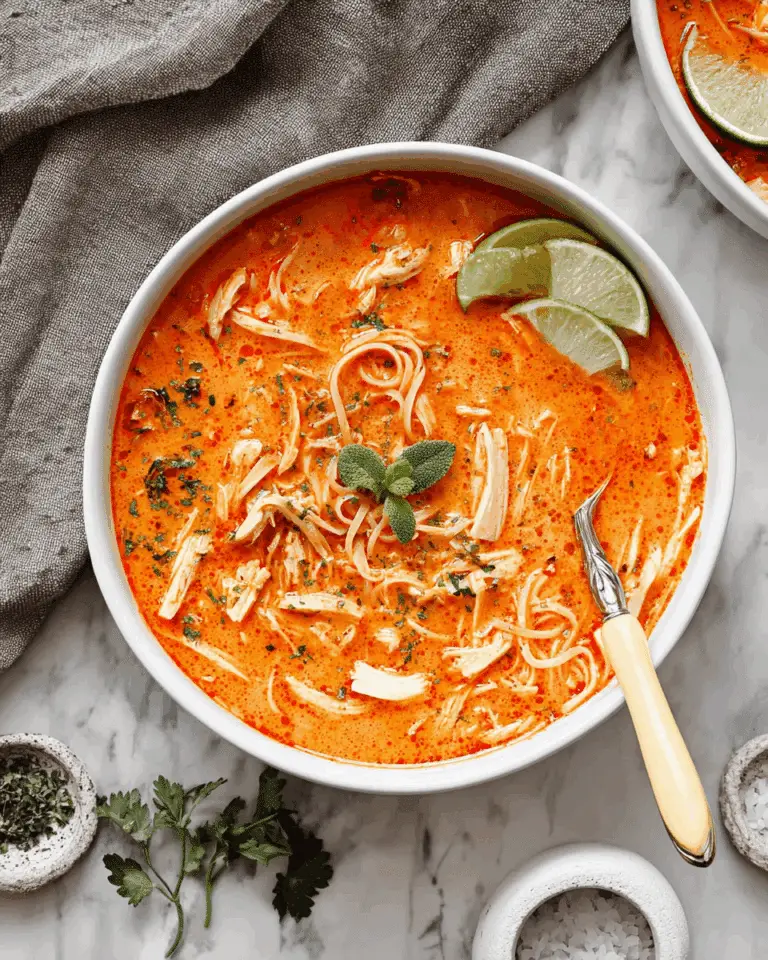 Spicy Chicken Soup with Rice Noodles and Coconut Milk Recipe