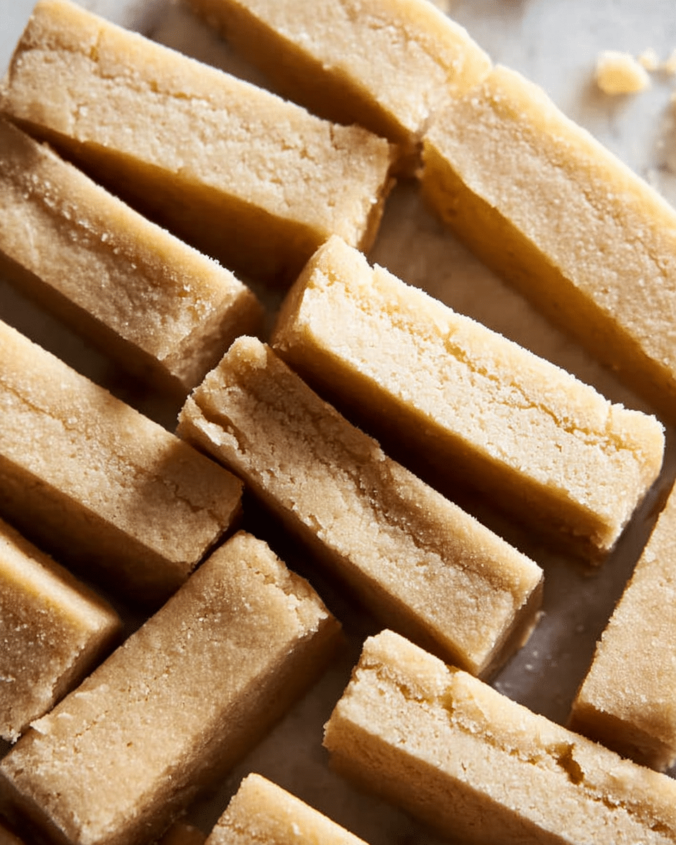 The image shows many rectangular bars of light beige fudge arranged closely together on a white marbled surface. Each bar has a smooth texture with slight cracks and a soft appearance. The pieces are stacked in rows, some slightly leaning on one another, showing their thick and dense form. The lighting highlights the creamy and slightly grainy surface of the fudge, emphasizing their soft edges. Photo taken with an iphone --ar 4:5 --v 7