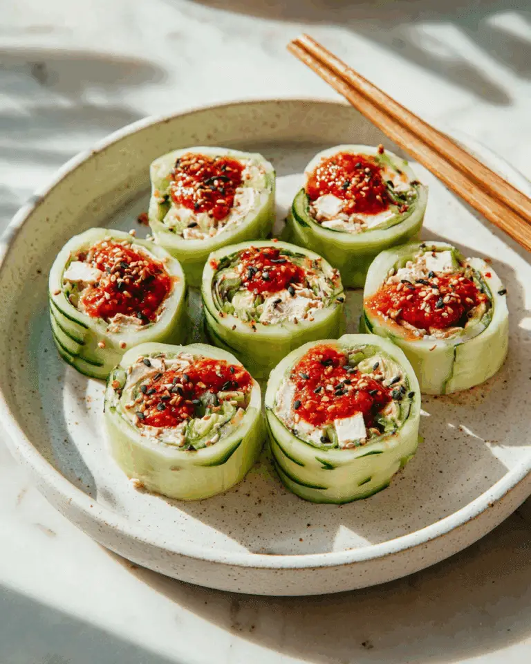 Cucumber Tuna Rolls Recipe