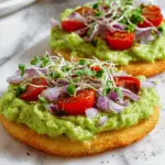 Smashed Avocado Hashbrown Toast