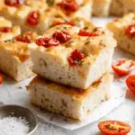 Gluten-Free Focaccia with Cherry Tomatoes, Garlic, and Rosemary Recipe
