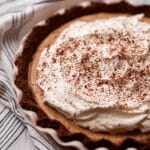 Coffee Custard Pie with Chocolate Pastry Crust Recipe