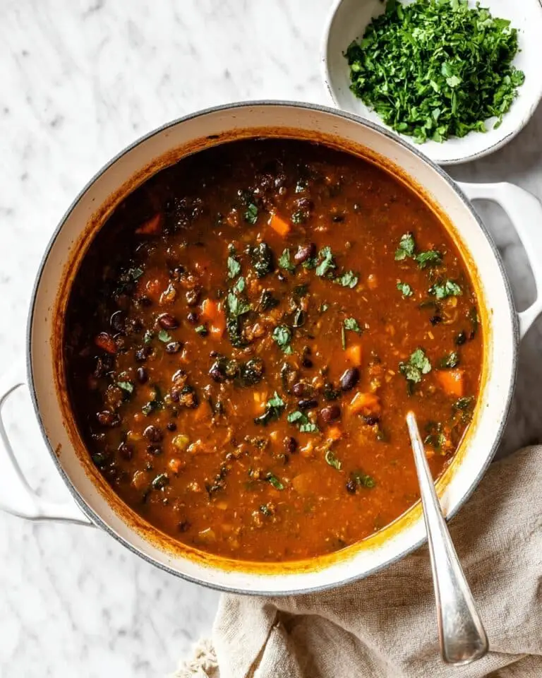 Black Bean and Lentil Soup Recipe