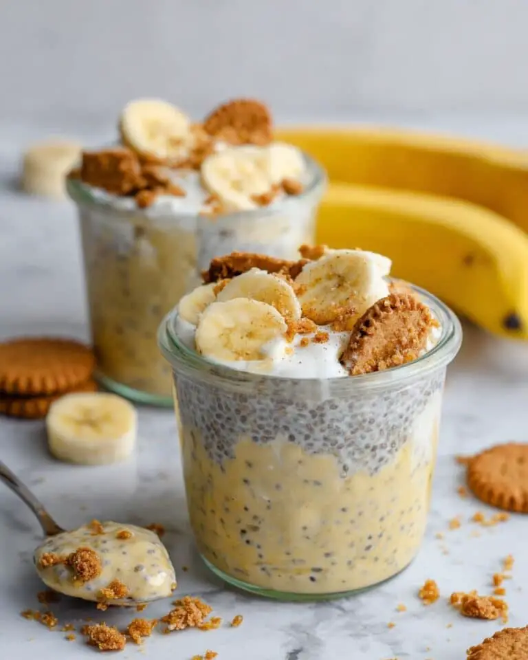 Banana Cream Pie Overnight Oats Recipe