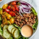 Healthy Burger Bowls with Special Sauce Recipe