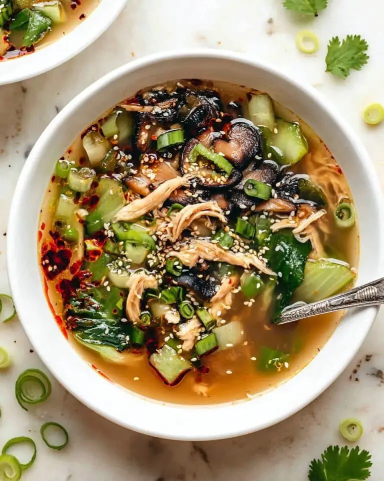 Ginger Scallion Chicken Soup Recipe