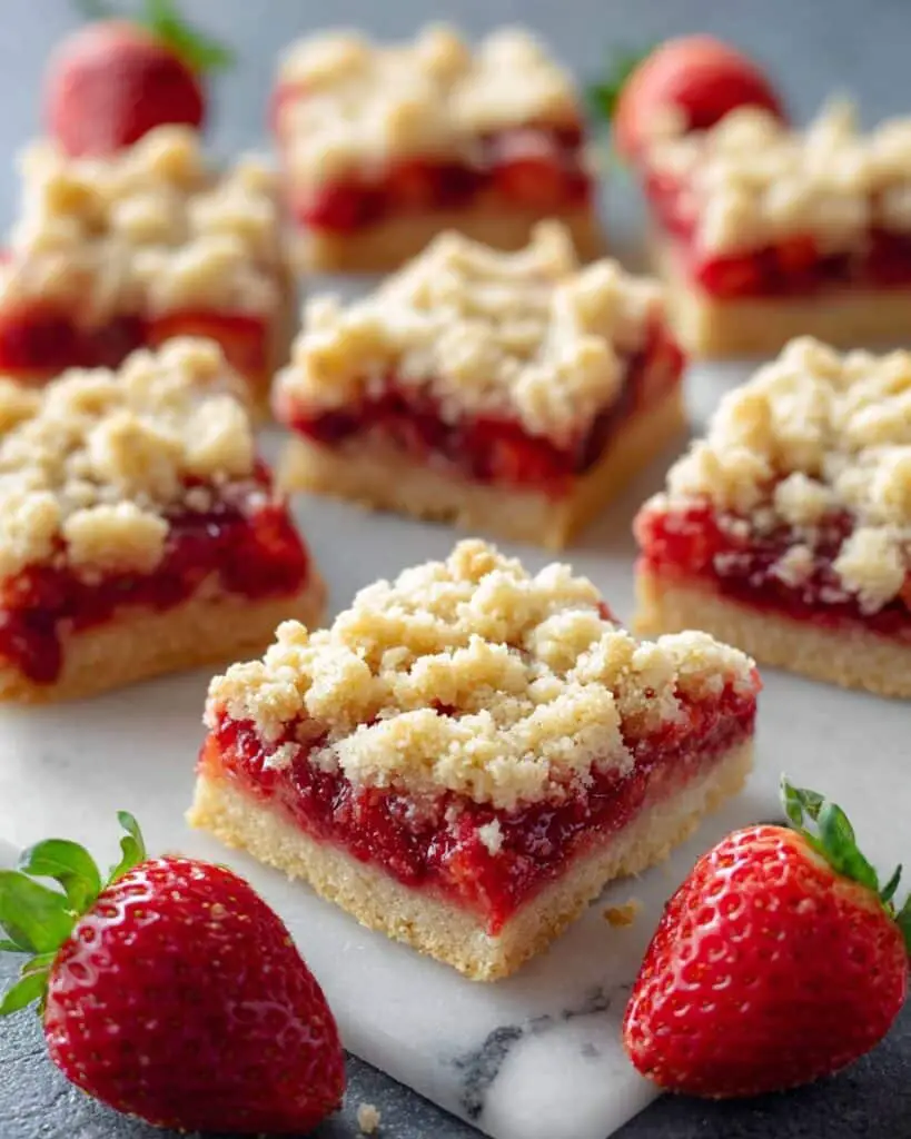 Strawberry Crumb Bars Recipe