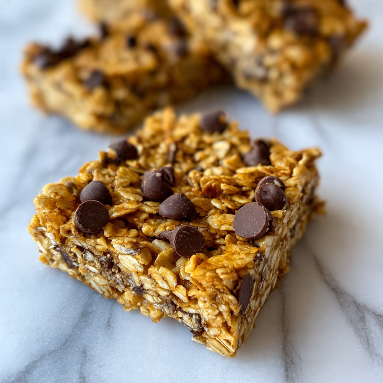 No Bake Peanut Butter Oatmeal Bars Recipe