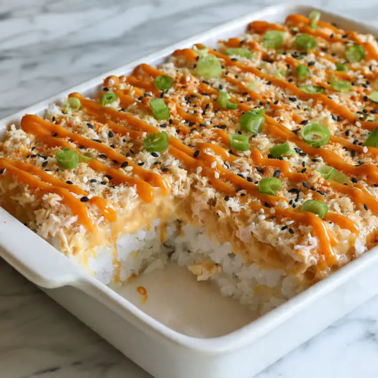 Salmon Sushi Bake Recipe