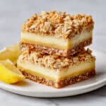 Oatmeal Lemon Crumble Bars Recipe