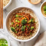 Teriyaki Turkey Rice Bowl Recipe