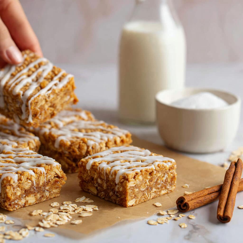 Cinnamon Roll Oatmeal Bake Recipe