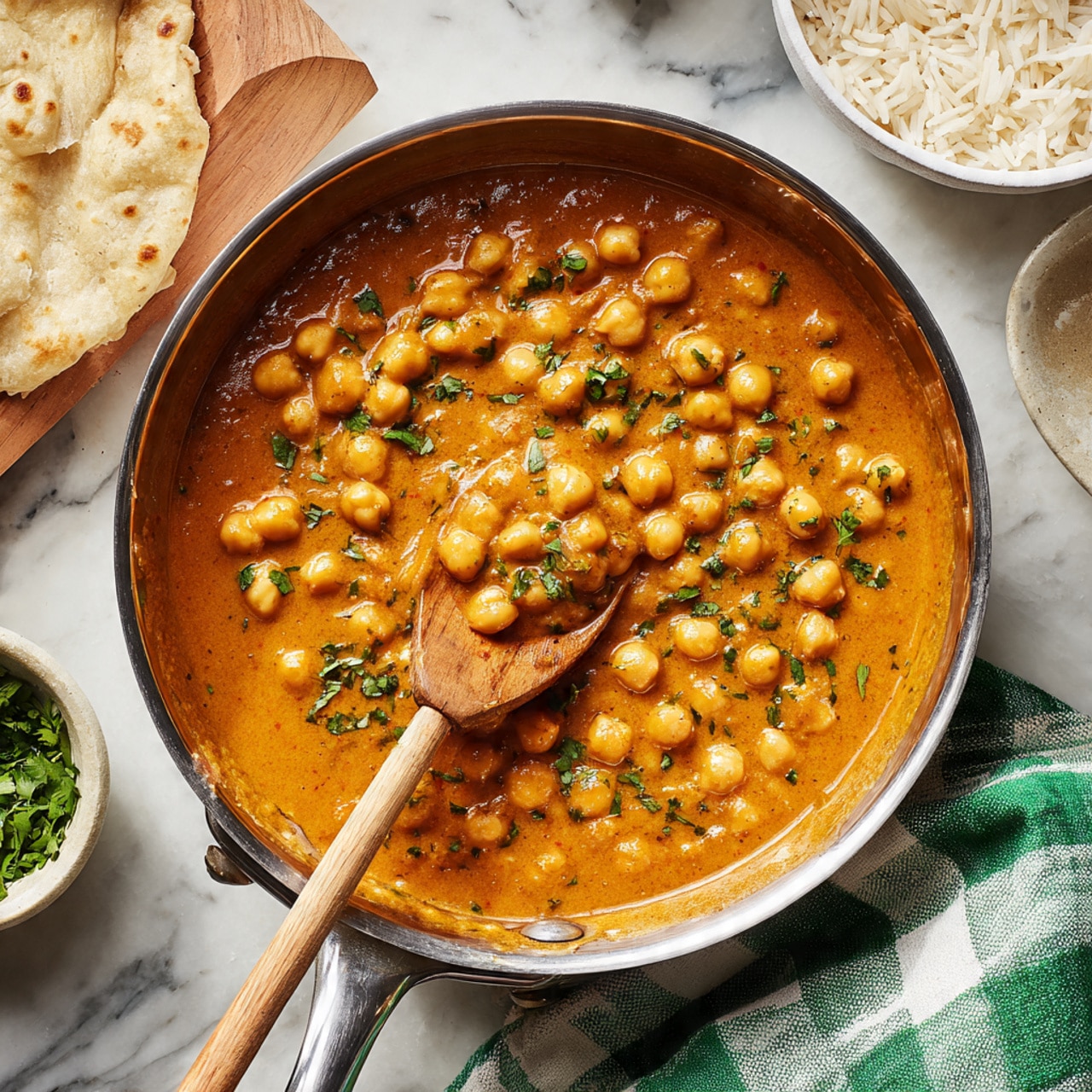 30-Minute Indian Butter Chickpeas Recipe