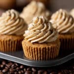 Espresso Cupcakes with Creamy Espresso Buttercream Recipe