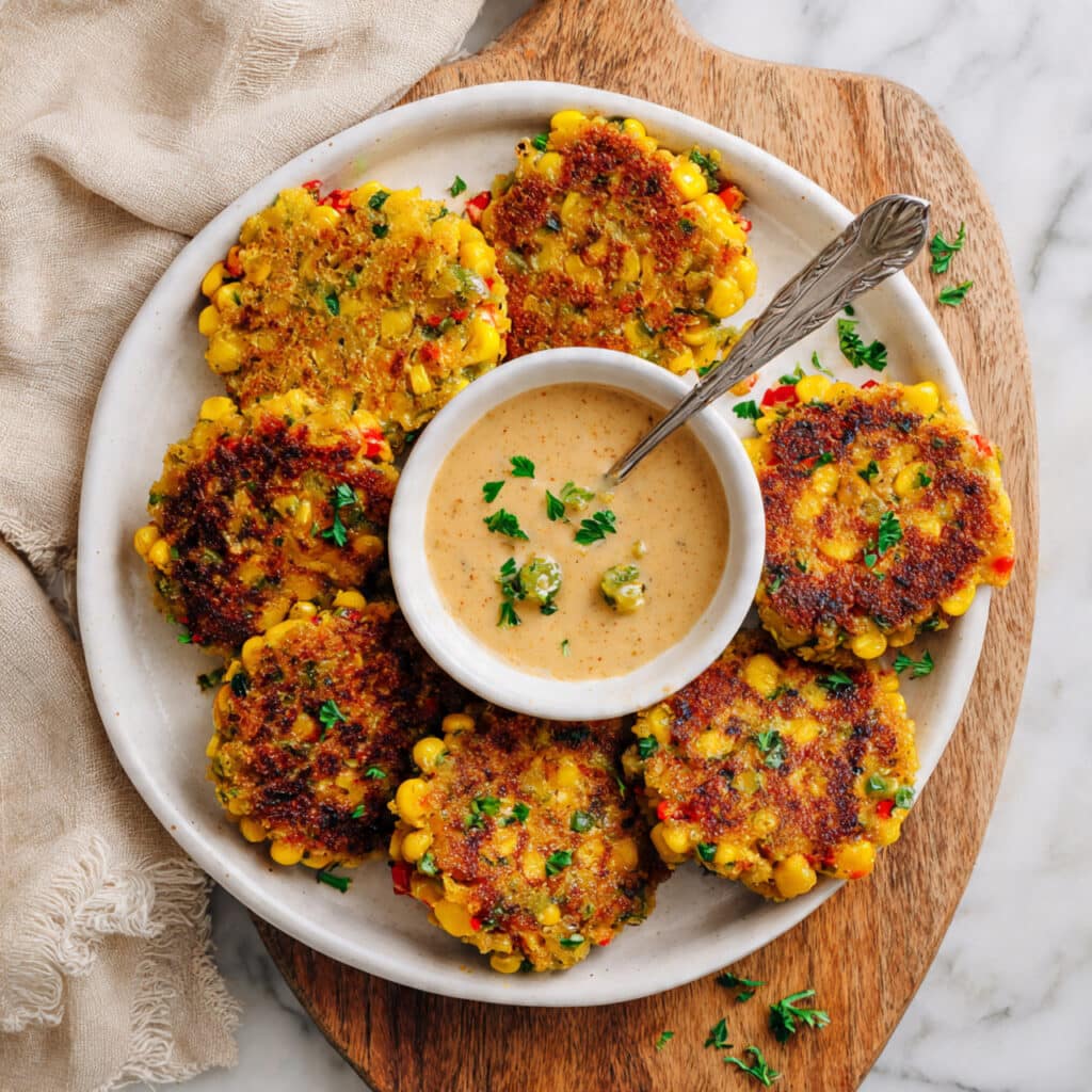 Vegetable Chickpea Fritters Recipe