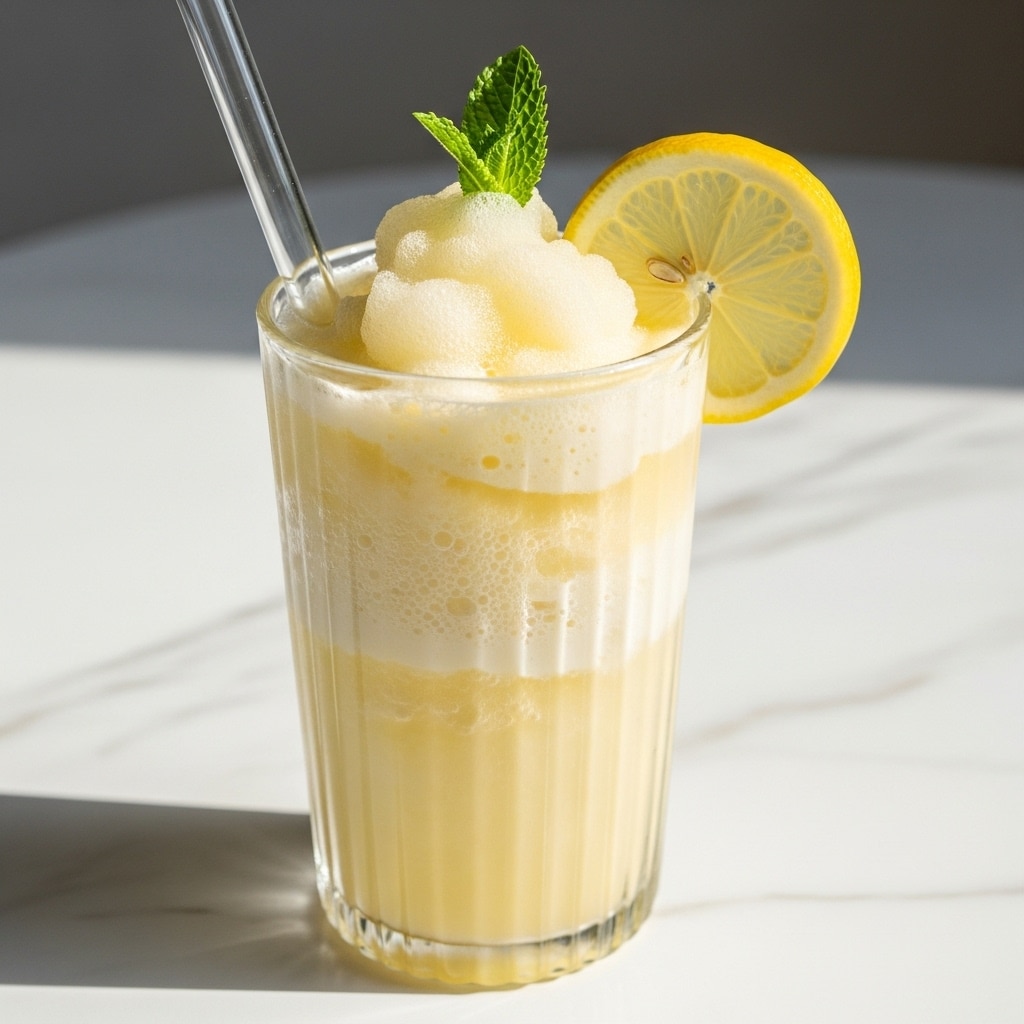 Iced Creamy Lemonade Recipe
