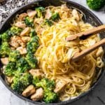 Chicken Fettuccine Alfredo With Broccoli Recipe