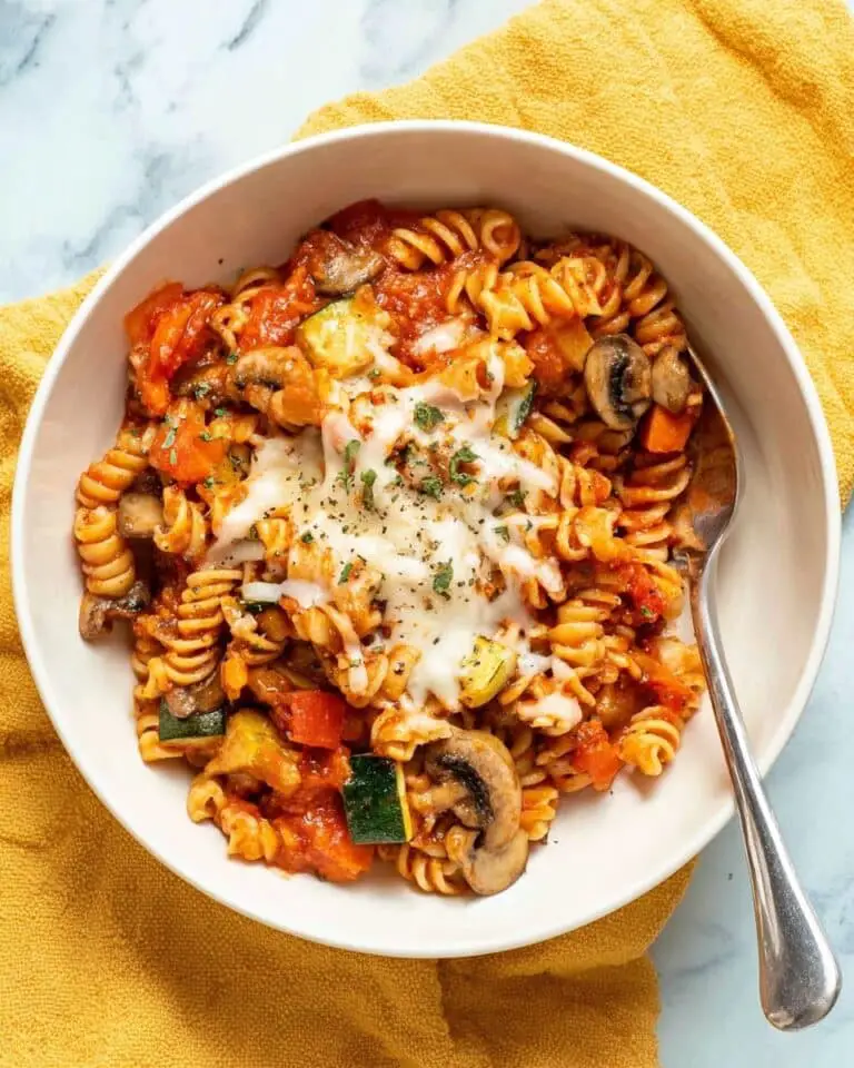 One Pot Veggie Pasta Recipe