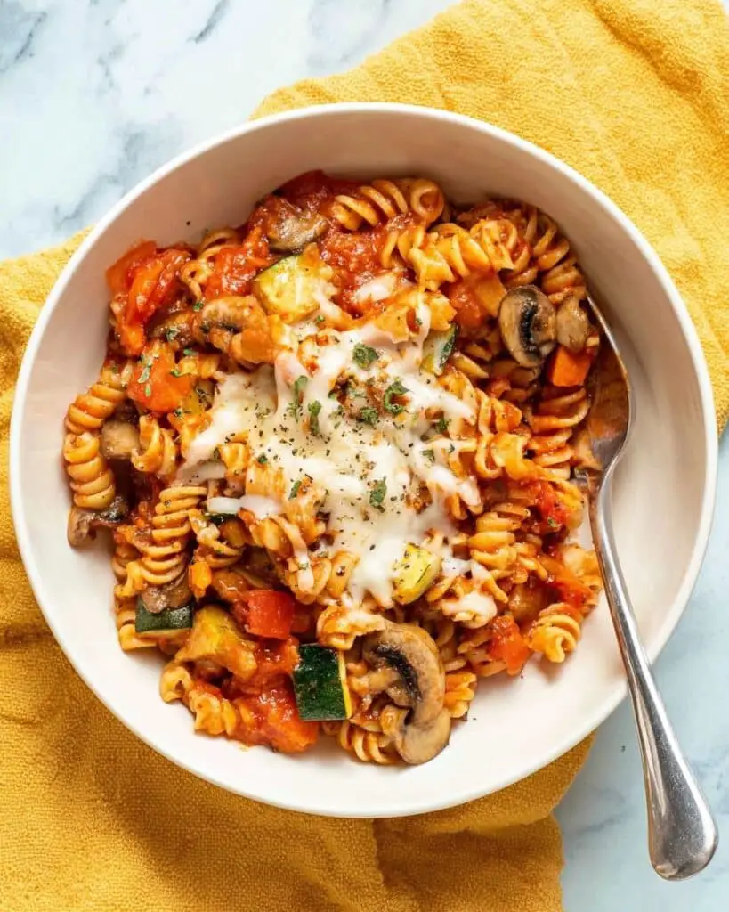 One Pot Veggie Pasta Recipe