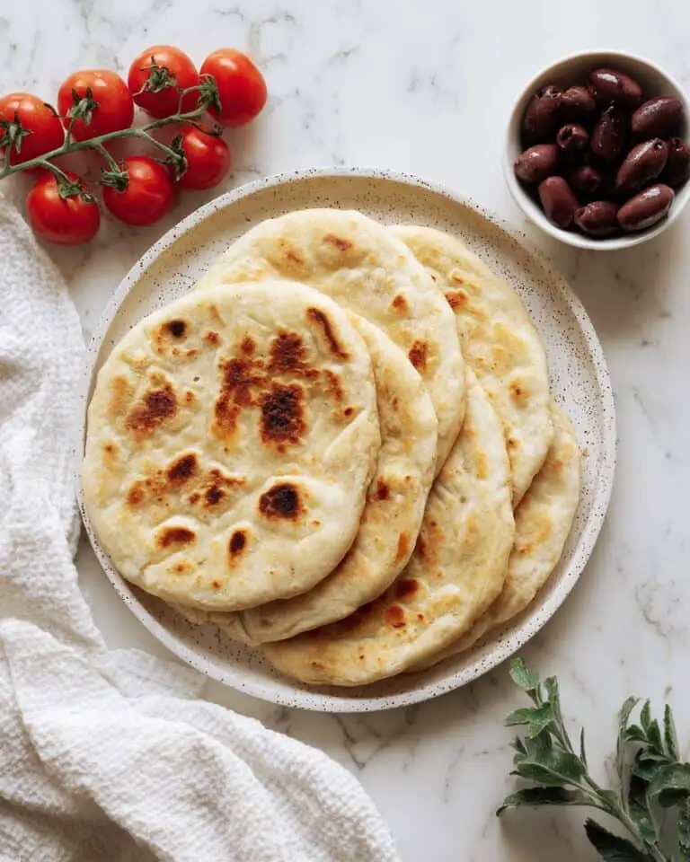 Cottage Cheese Garlic Naan (High Protein, No Yeast!) Recipe