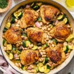 One Pan Lemon Chicken and Zucchini Recipe